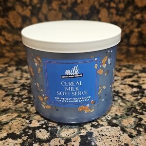 BBW Milk Collection Cereal Milk Soft Serve 3 Wick Candle